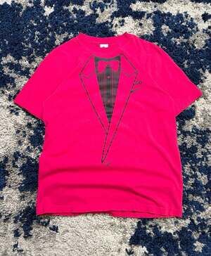 Nike x Off-White NRG AG Tuxedo Tee Pink Rush BQ0827-689